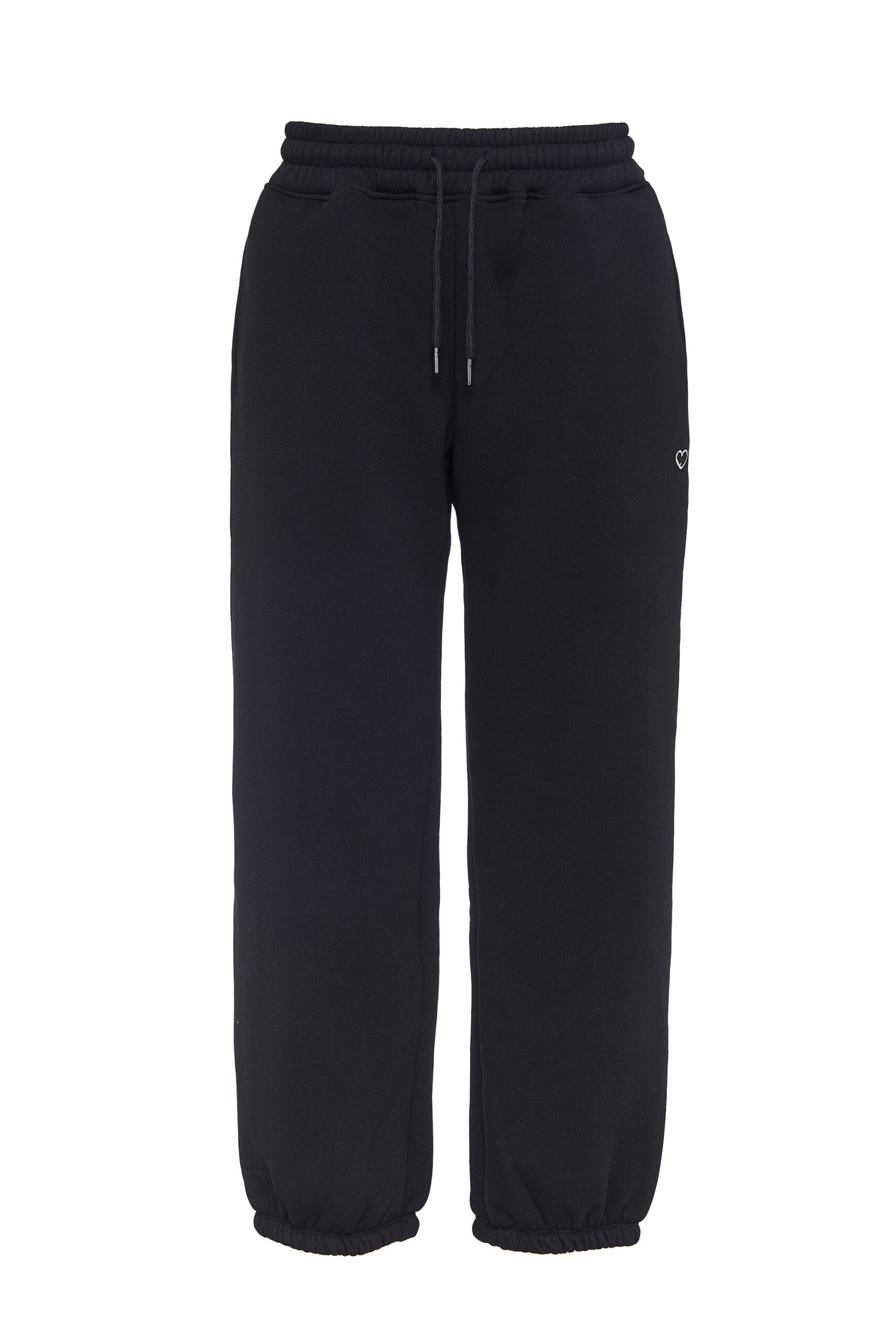 Heart Sweatpants - Black